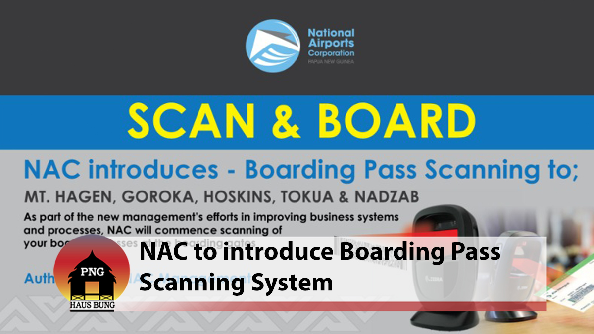 NAC INTRODUCES BOARDING PASS SCANNING SYSTEM TO AIRPORTS