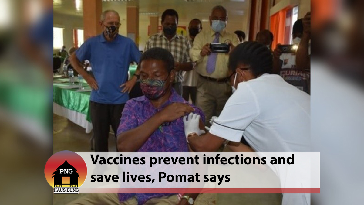 DIRECTOR OF PNGIMR SAYS VACCINES PREVENT INFECTIONS AND SAVE LIVES