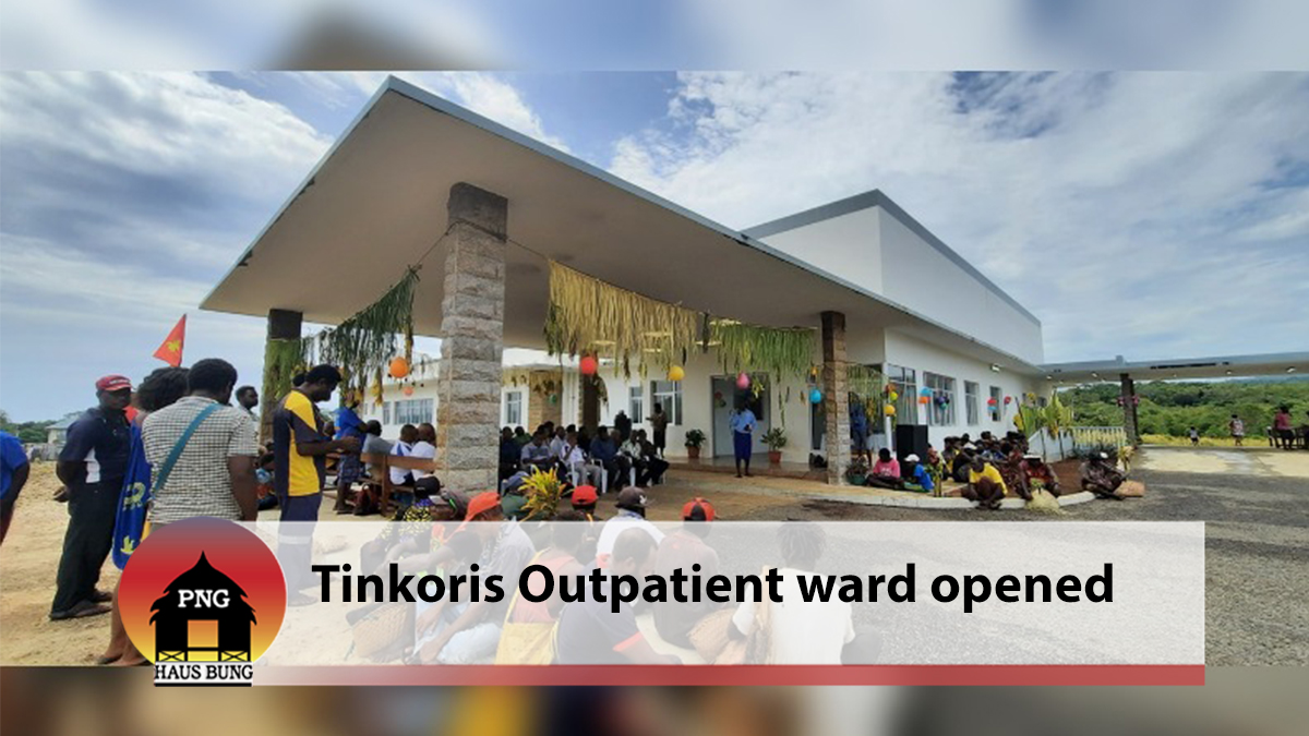 TINKORIS OUTPATIENT WARD OPENED