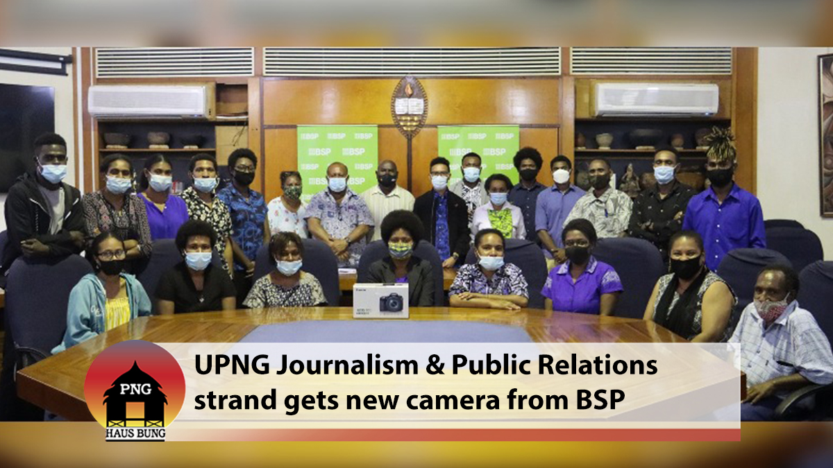 BSP ASSISTS UPNG JOURNALISM STRAND