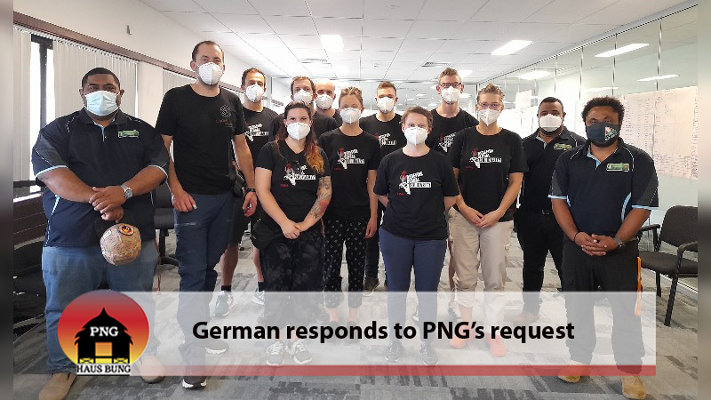 GERMAN MEDICAL TEAM DEPLOYS AT NONGA BASE HOSPITAL
