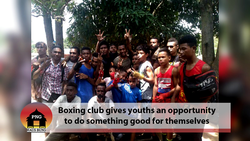 BOXING CLUB AIMS TO KEEP YOUTHS AWAY FROM NEGATIVE INFLUENCE
