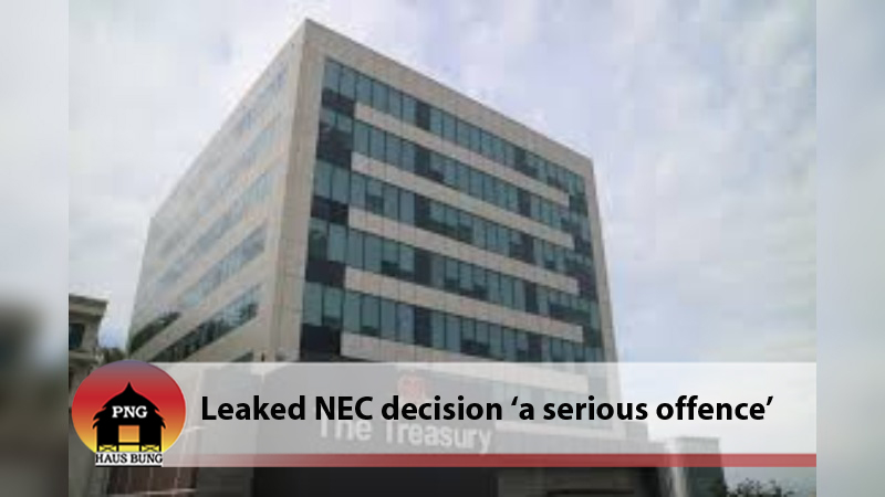 GOVT INVESTIGATES NEC DECISION LEAK