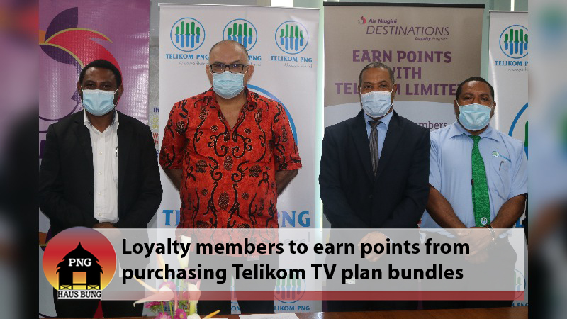 AIR NIUGINI DESTINATIONS LOYALTY PROGRAM PARTNERS WITH TELIKOM