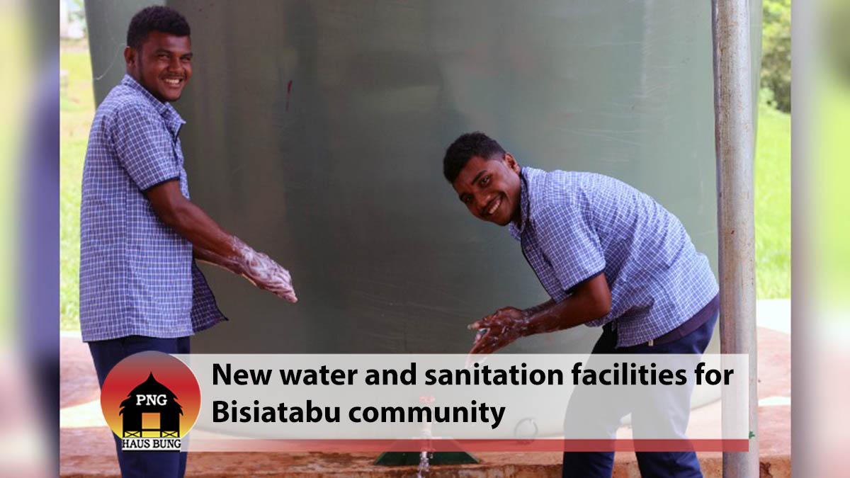 SCHOOL WATER TANKS ENCOURAGE BETTER HYGIENE PRACTICES