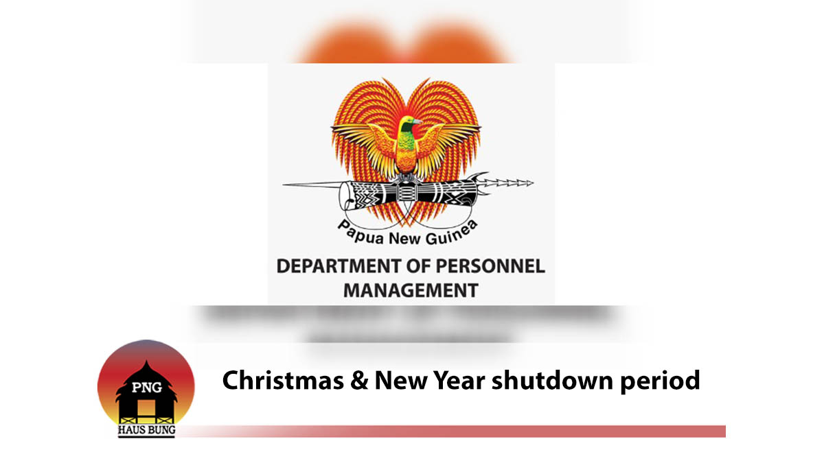 CHRISTMAS & NEW YEAR SHUTDOWN PERIOD