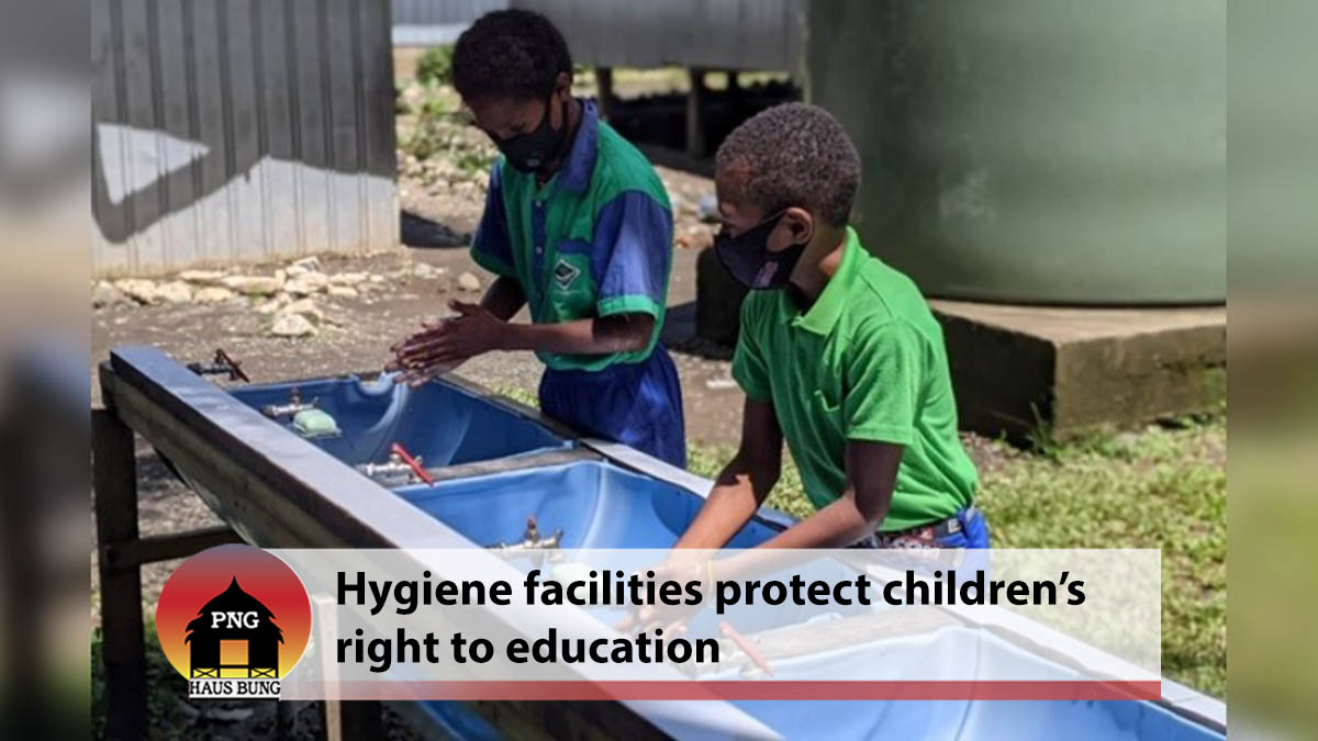 HYGIENE FACILITIES PROTECT CHILDREN’S RIGHT TO EDUCATION