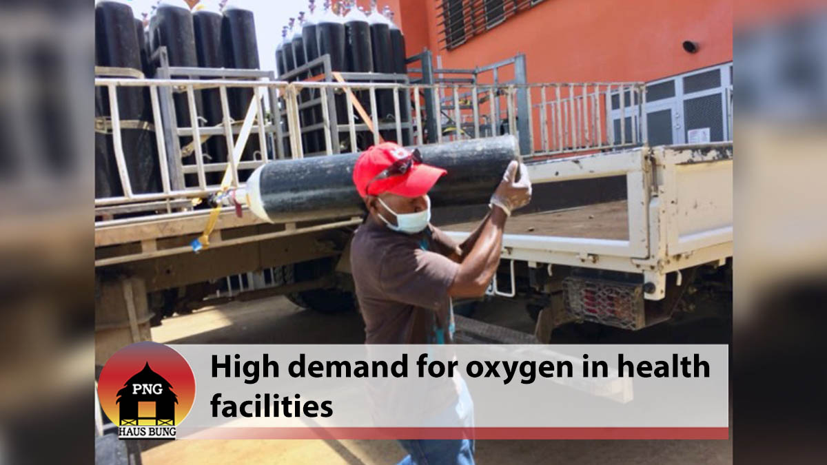 DEMAND FOR OXYGEN IN HEALTH FACILITIES IS IN ALL-TIME HIGH