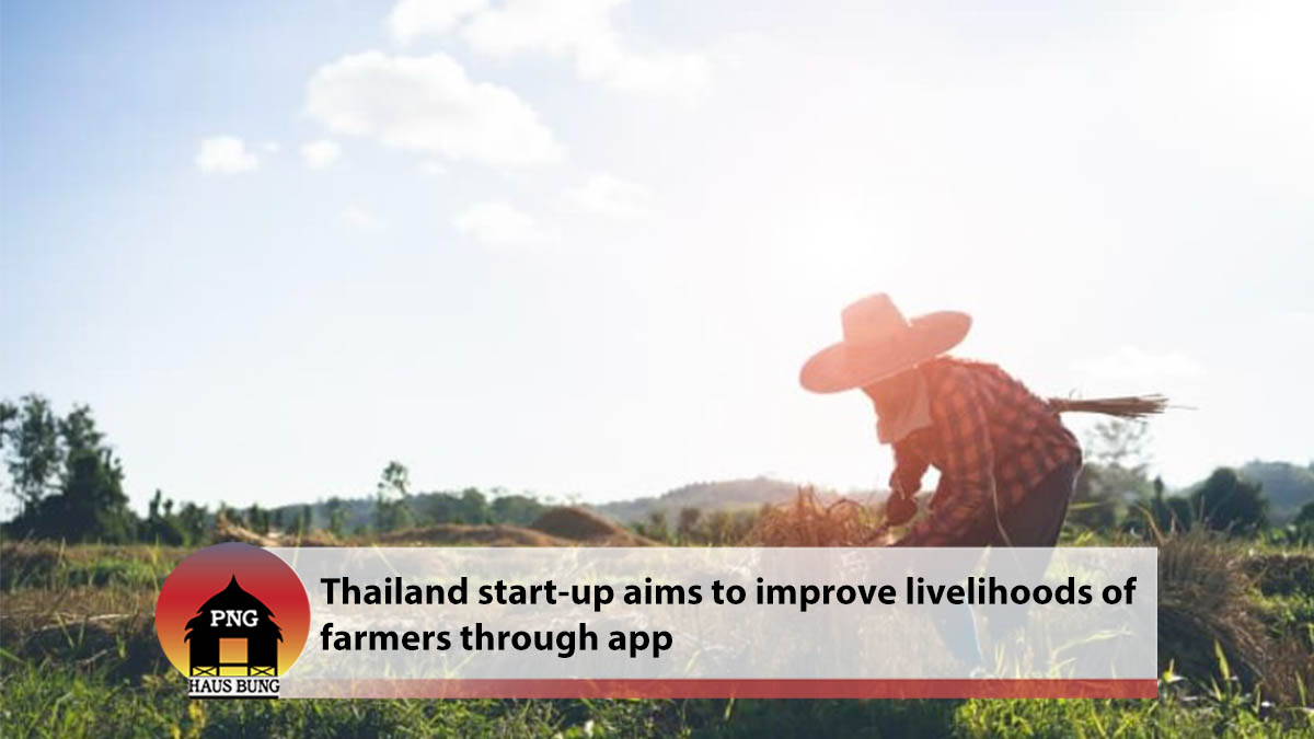 THAILAND START-UP SAYS IT’S BOOSTING CROP YIELDS WITH APP FOR FARMERS