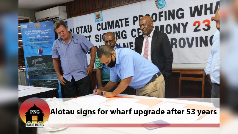 53 YEAR OLD ALOTAU WHARF TO BE UPGRADED TO WITHSTAND CLIMATE CHANGE IMPACTS