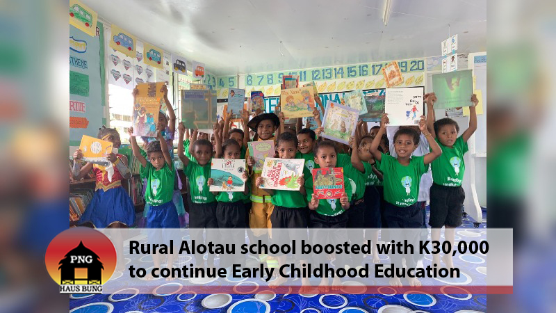 EXTRA SUPPORT FOR LELEHOA PRIMARY'S EARLY CHILDHOOD EDUCATION PROGRAM