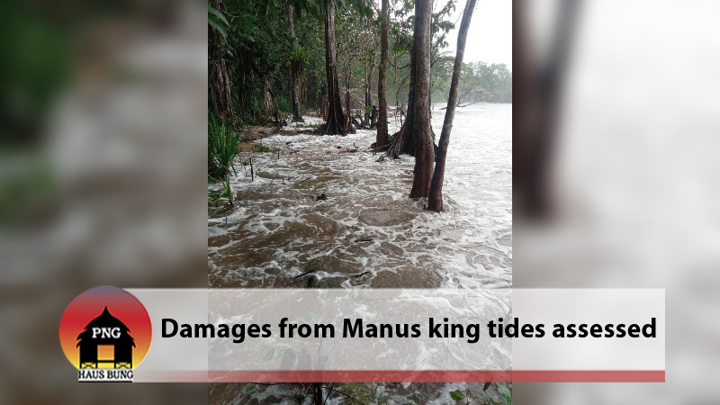 MANUS DISASTER ASSESSMENT UNDERWAY