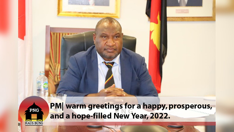 PM JAMES MARAPE DELIVERS HIS NEW YEAR MESSAGE TO PNG