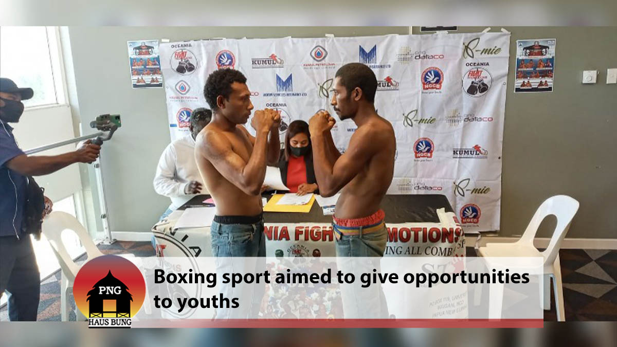 BOXING SPORT AIMED TO GIVE YOUTHS AN OPPORTUNITY
