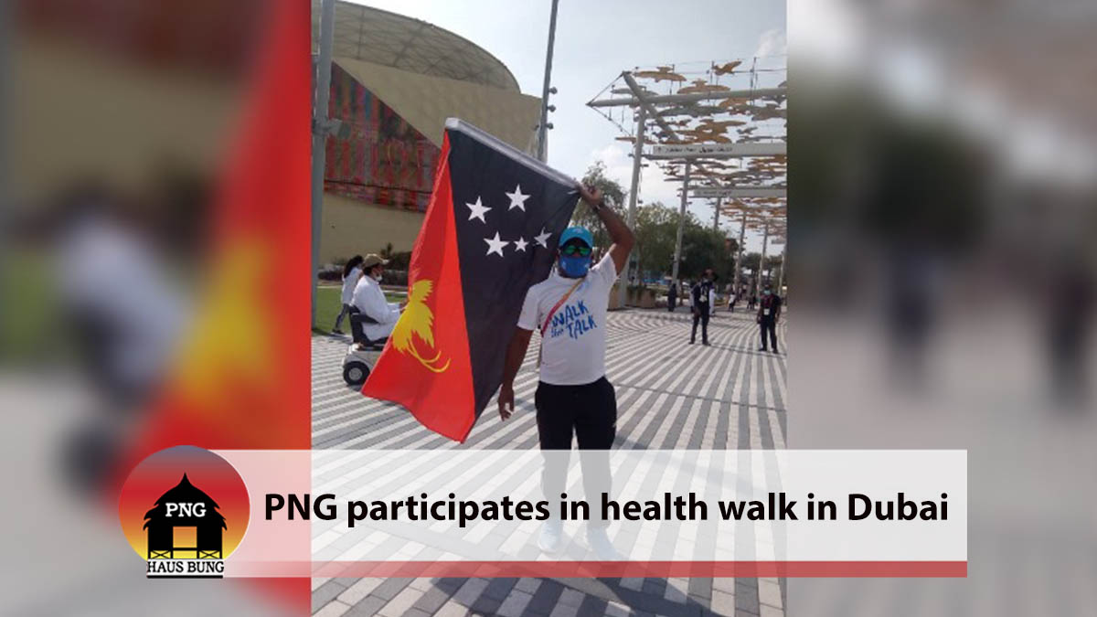 PNG PARTICIPATES IN HEALTH WALK