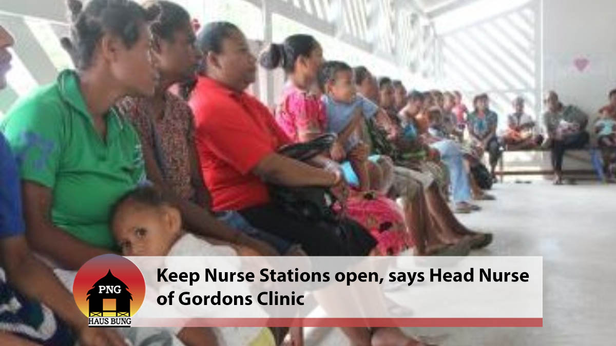 HEAD NURSE OF GORDONS CLINIC CALLS FOR NURSE STATIONS TO REMAIN OPEN