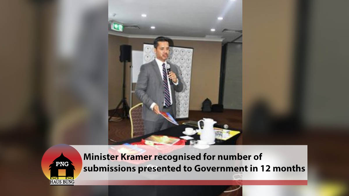 MINISTER KRAMER SETS RECORD IN THE JUSTICE DEPARTMENT