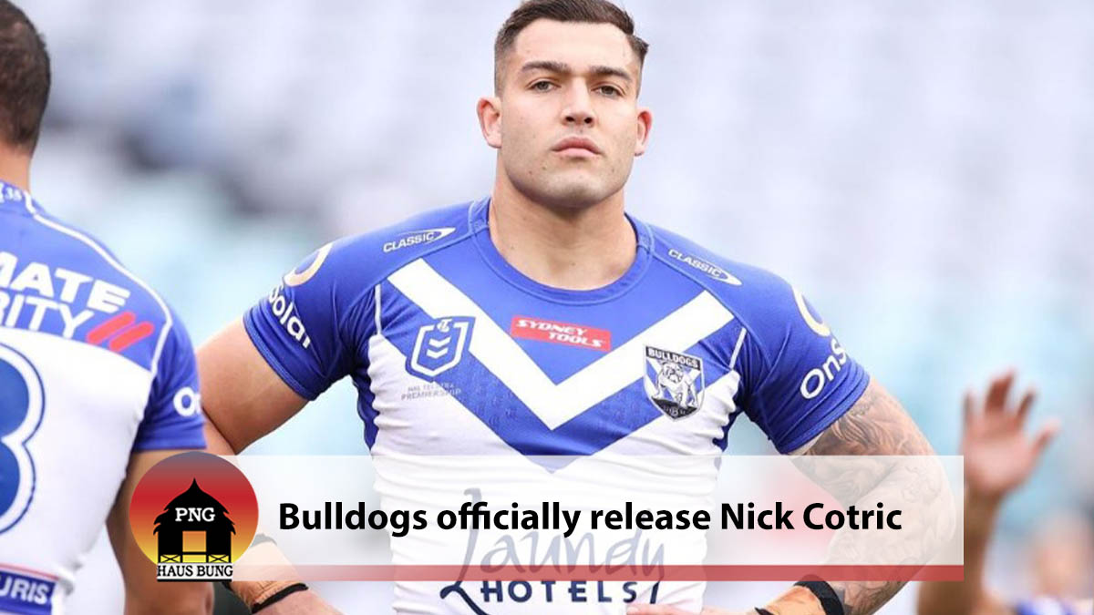 BULLDOGS RELEASE NICK COTRIC AS WINGER CONFIRMS MOVE BACK TO CANBERRA