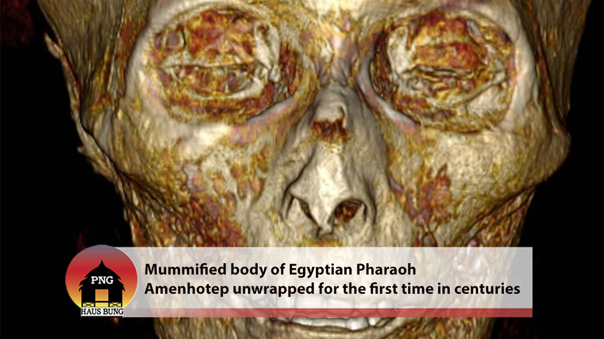 PERFECTLY WRAPPED EGYPTIAN MUMMY'S LAYERS 'PEELED OFF' FOR FIRST TIME WITH SCANNING TECHNOLOGY