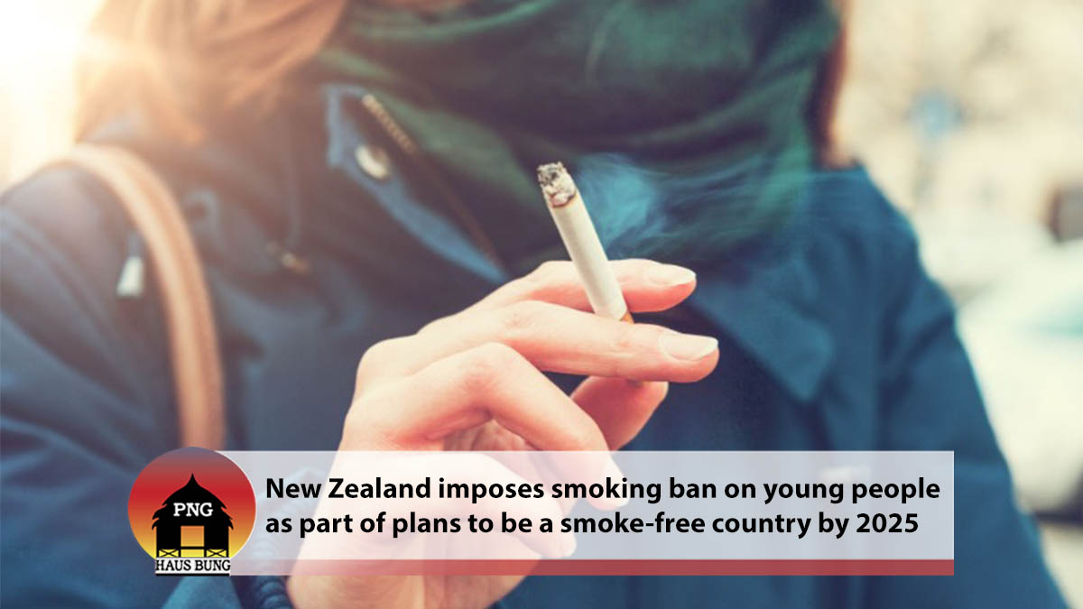 NEW ZEALAND TO BAN YOUNG PEOPLE FROM EVER BEING ABLE TO BUY CIGARETTES