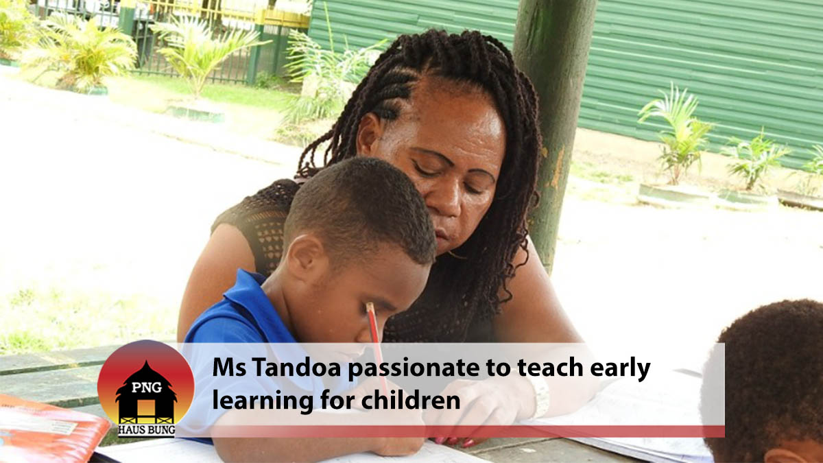 HIGH SCHOOL TEACHER INTENT ON BETTER EARLY LEARNING FOUNDATIONS FOR CHILDREN