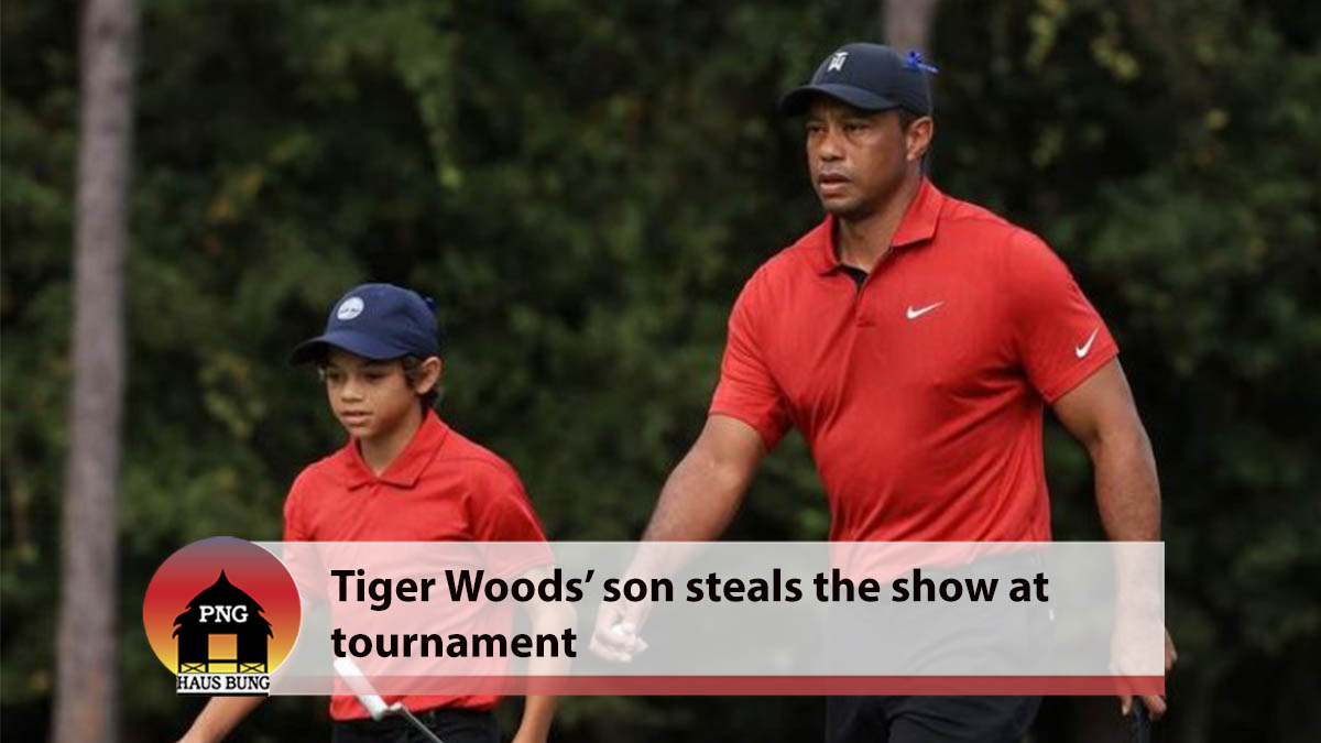 ‘ONE OF THE MOST INCREDIBLE THINGS I’VE SEEN’: TIGER WOODS’ SON IS OUT OF THIS WORLD