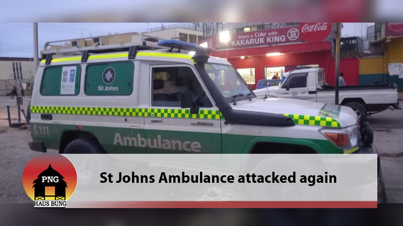 FOUR ARRESTED FOR ATTACKING AMBULANCE