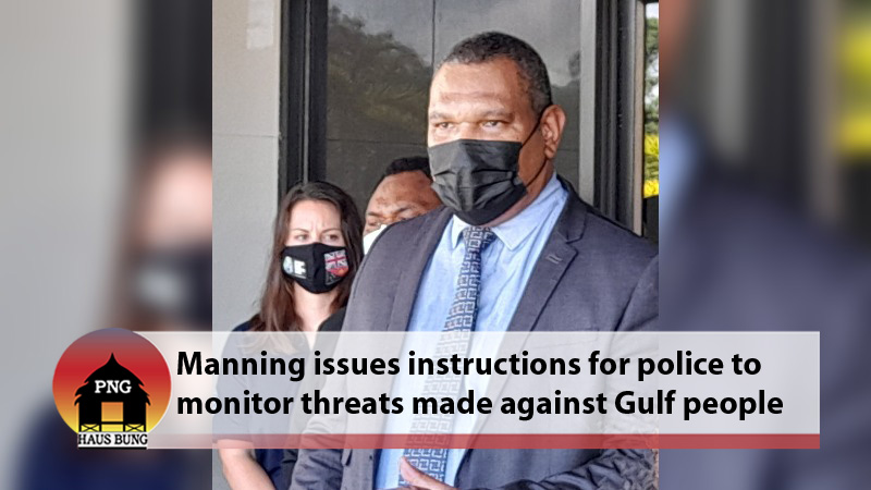 THREATS WILL NOT BE TAKEN LIGHTLY, SAYS MANNING