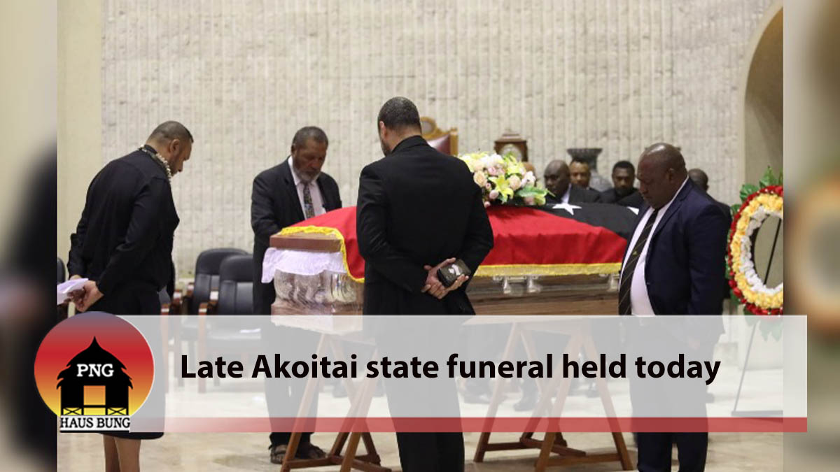LATE AKOITAI STATE FUNERAL HELD TODAY