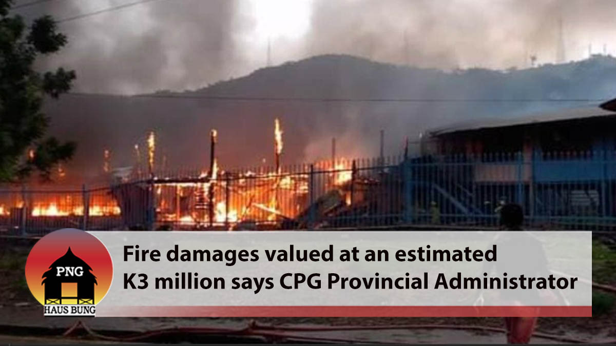 ESTIMATED FIRE DAMAGE AT CENTRAL PHQ TO BE WORTH MILLIONS