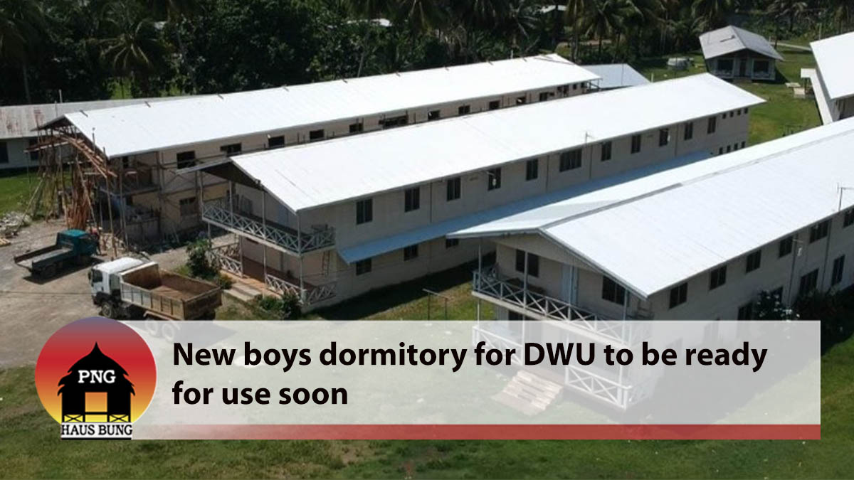 NEW DORMITORY FOR DWU