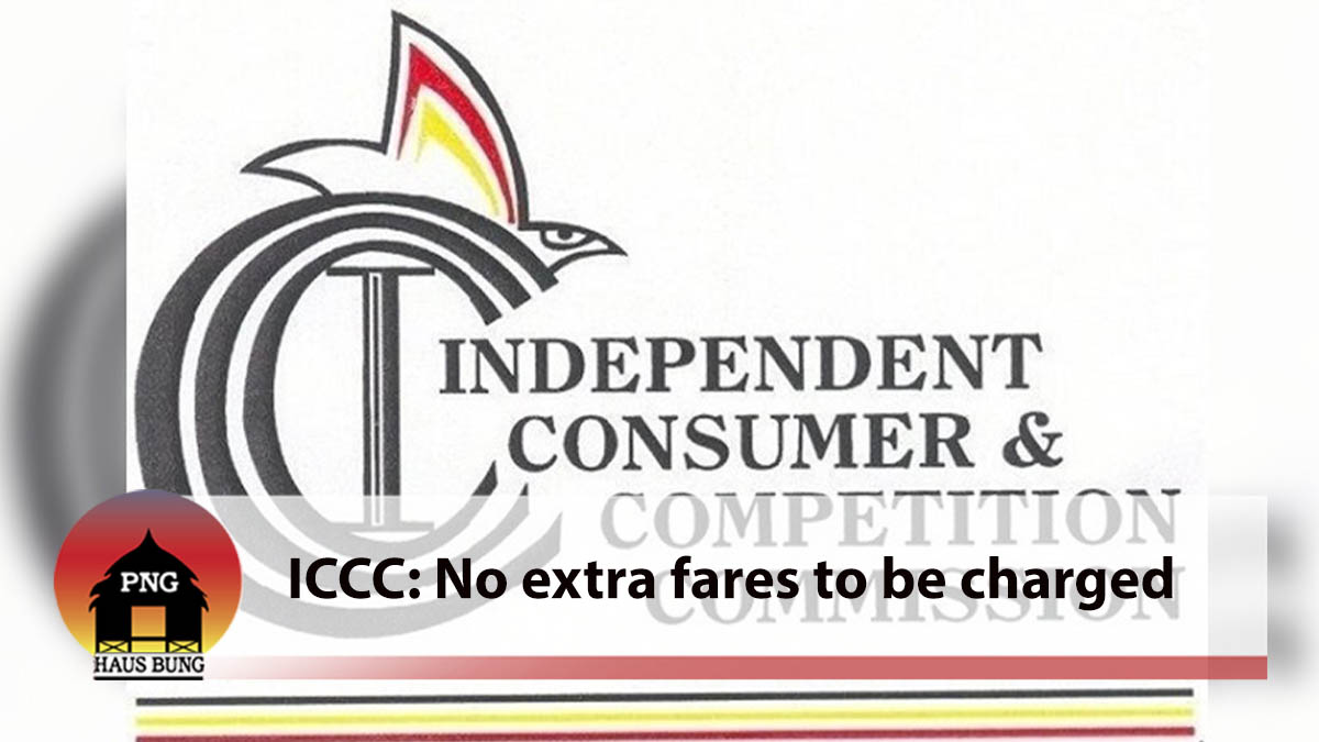 ICCC: NO EXTRA FARES TO BE CHARGED