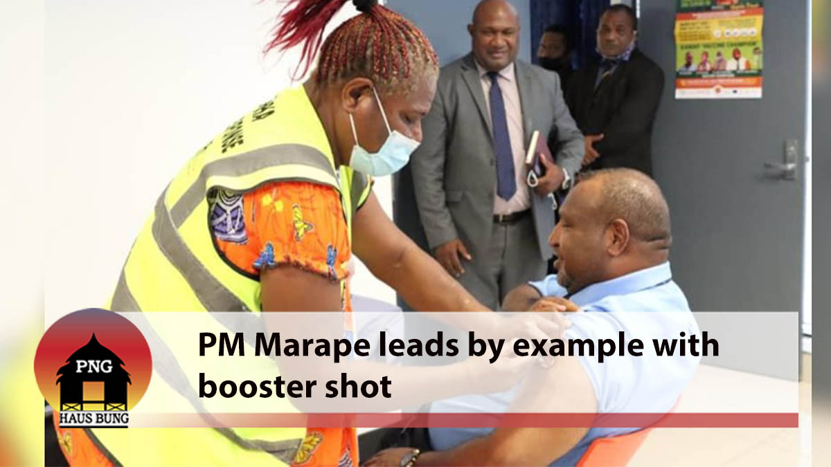 PMJM LEADS BY EXAMPLE WITH BOOSTER SHOT