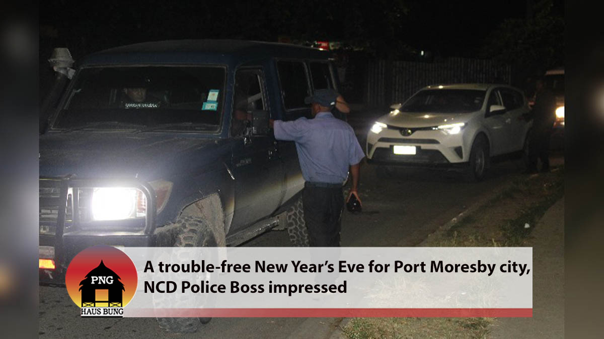 NCD POLICE BOSS COMMENDS CITY RESIDENTS FOR A TROUBLE FREE NEW YEAR'S EVE CELEBRATIONS