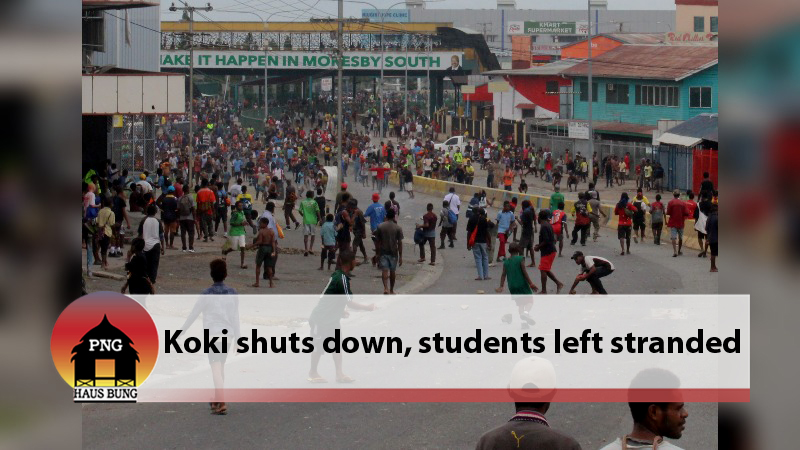 ETHNIC CLASH SHUTS DOWN KOKI