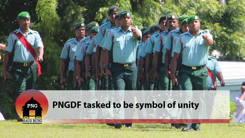 DEFENSE MINISTER CALLS FOR UNITY