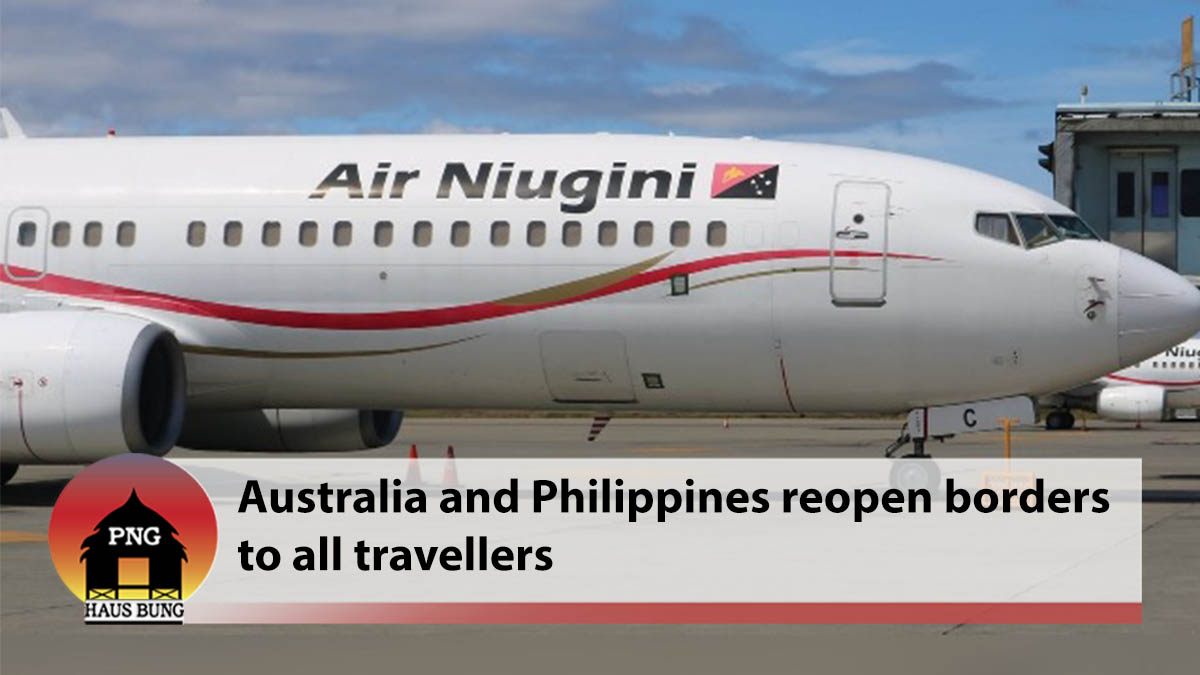 AUSTRALIA AND PHILIPPINES REOPEN BORDERS TO ALL TRAVELLERS