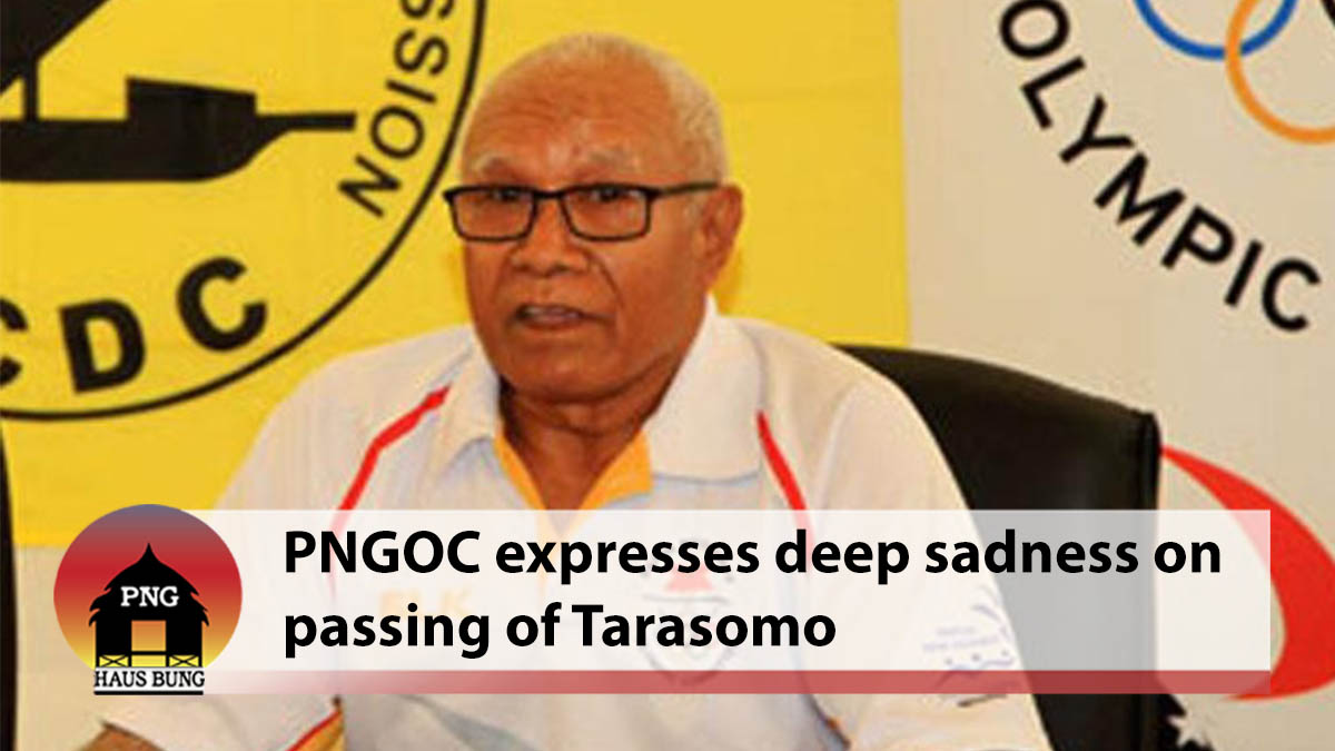 PNGOC EXPRESSES DEEP SADNESS ON THE PASSING OF RALPH MANUAREI MASEI TARASOMO