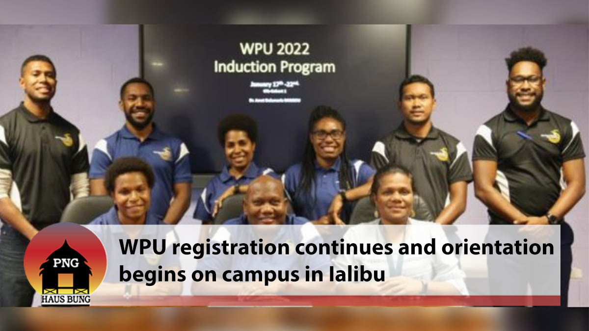 WPU REGISTRATION CONTINUES AND ORIENTATION BEGINS ON CAMPUS IN IALIBU