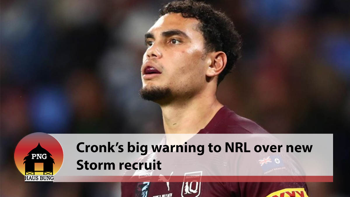 ‘IT’S SCARY’: CRONK‘S BIG WARNING TO NRL OVER NEW STORM RECRUIT