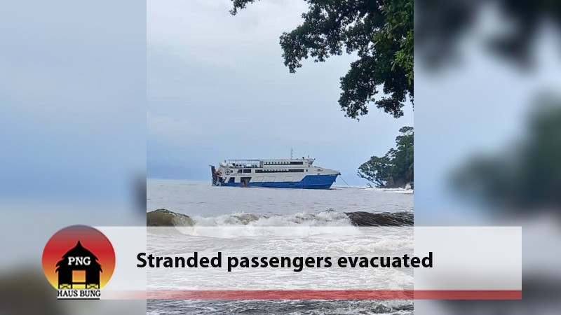 MV IALIBU PASSENGERS EVACUATED