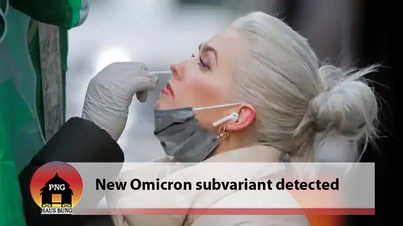 MORE CONTAGIOUS OMICRON SUBVARIANT DOMINANT IN THE U.S
