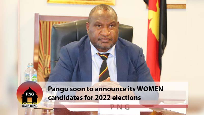 PANGU PATI WILL FIELD QUALITY CANDIDATES FOR 2022 ELECTIONS: PM MARAPE