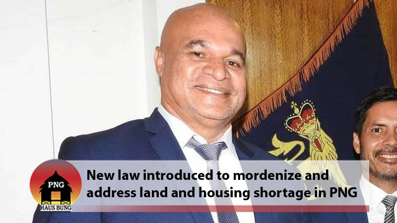 PM MARAPE COMMENDS MINISTER ROSSO ON PASSING OF STRATA TITLE LAW
