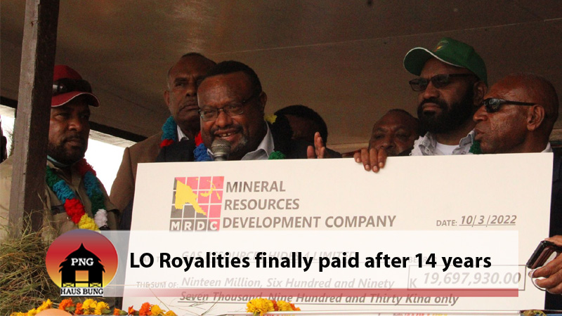 PDL 7 FINALLY GETS ITS GAS ROYALTIES