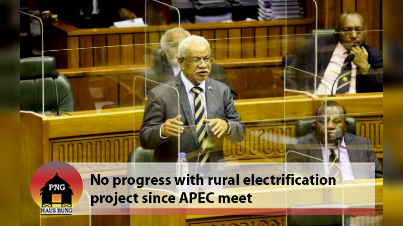 ELECTRIFICATION PROGRAM STALLED