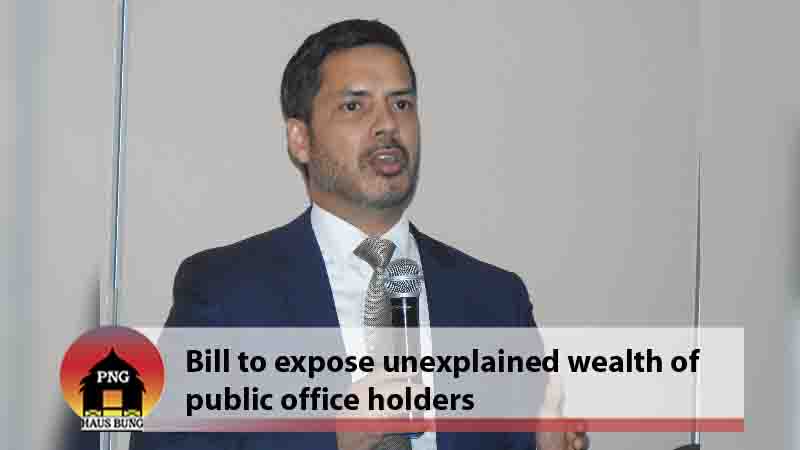 GOV'T TO INTRODUCE UNEXPLAINED WEALTH BILL