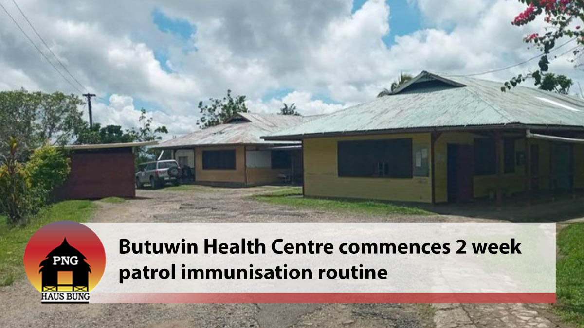 BUTUWIN HEALTH CENTRE COMMENCES PATROL ROUTINE IMMUNISATION