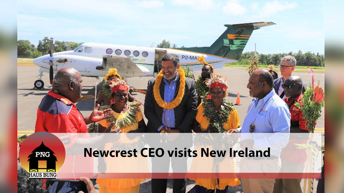 NEWCREST CEO VISITS NEW IRELAND