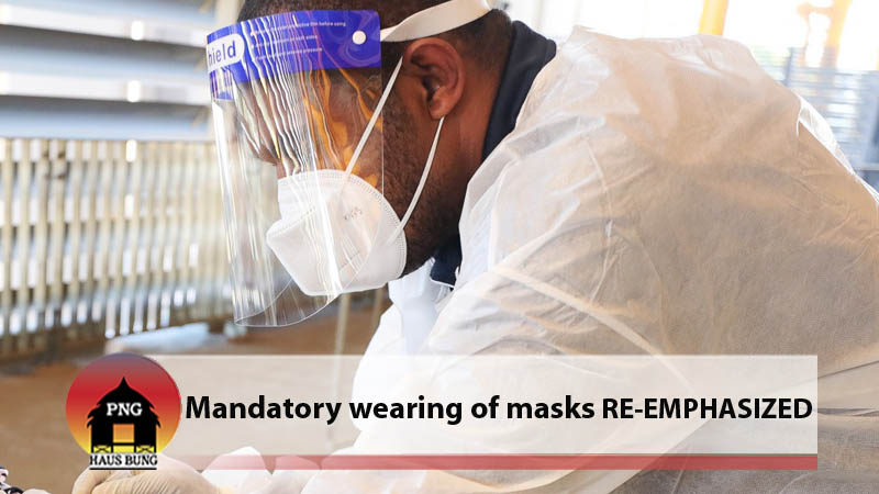 NEW MEASURES ON WEARING OF FACE MASKS